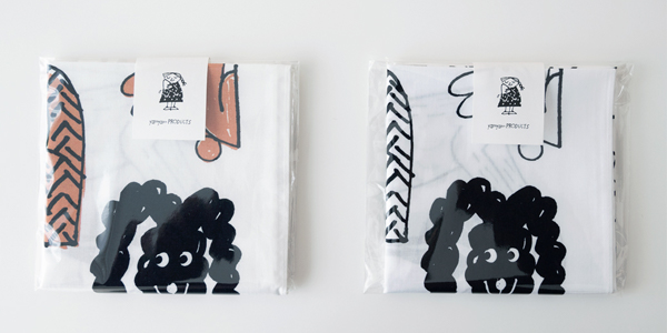 yamyam RABBITハンカチ／カラー | yamyam（ヤムヤム