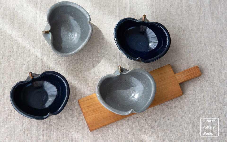 古谷製陶所（古谷浩一）渕荒横彫 手付丸スープカップ 【信楽焼 スープ