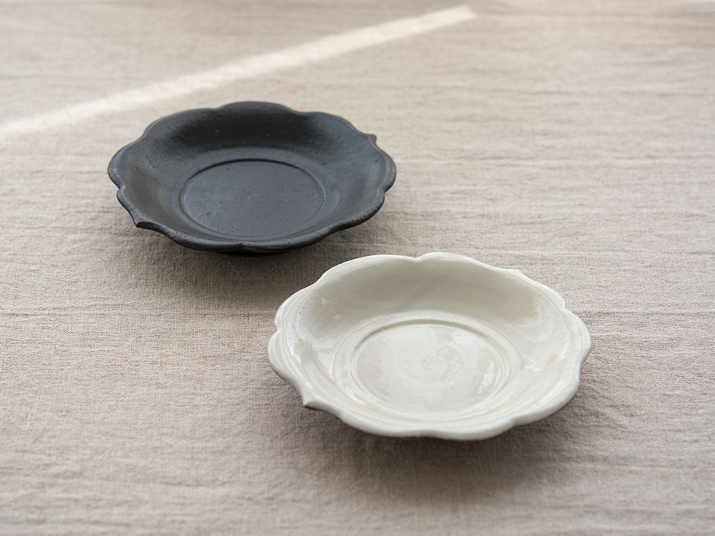 山田茂樹 花皿（小・12.5cm）／2カラー | 山田茂樹／うつわ作家